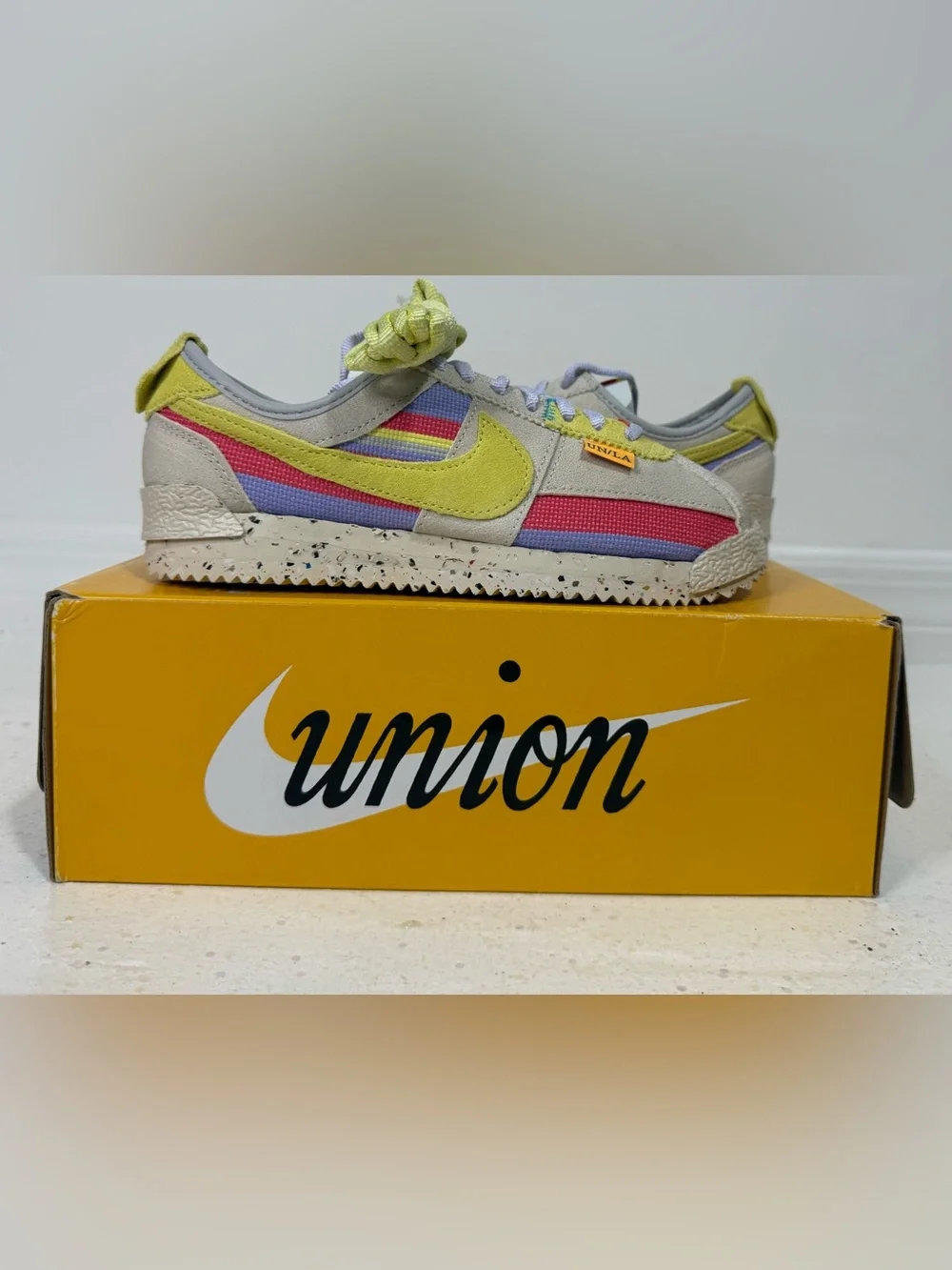 Nike Waffle One Low - Yellow, Pink, Blue Multicolor